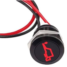 12mm Oil Pressure Low Symbol Indicator LED