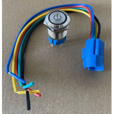 16mm LED Metal On-Off button switch