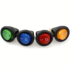 Three Pin Round Illuminated Rocker Switch Three Pin Round Illuminated Rocker Switch