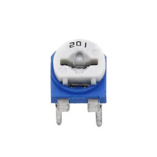 Carbon Film Horizontal Trimpot Potentiometer 201(200 Ohm)