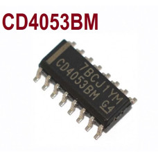 CD4053BM 3 circuit analog multiplexer/demultiplexer