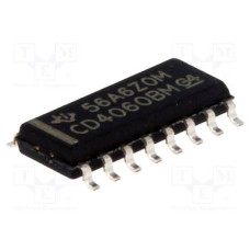 CD4060BM !4-Stage Ripple-Carry Binary Counter/Divider and Oscilator