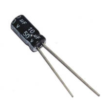 Electrolytic Capacitor 10uF 50v