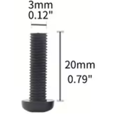 Nylon Screw M3 20mm Nylon Screw M3 20mm